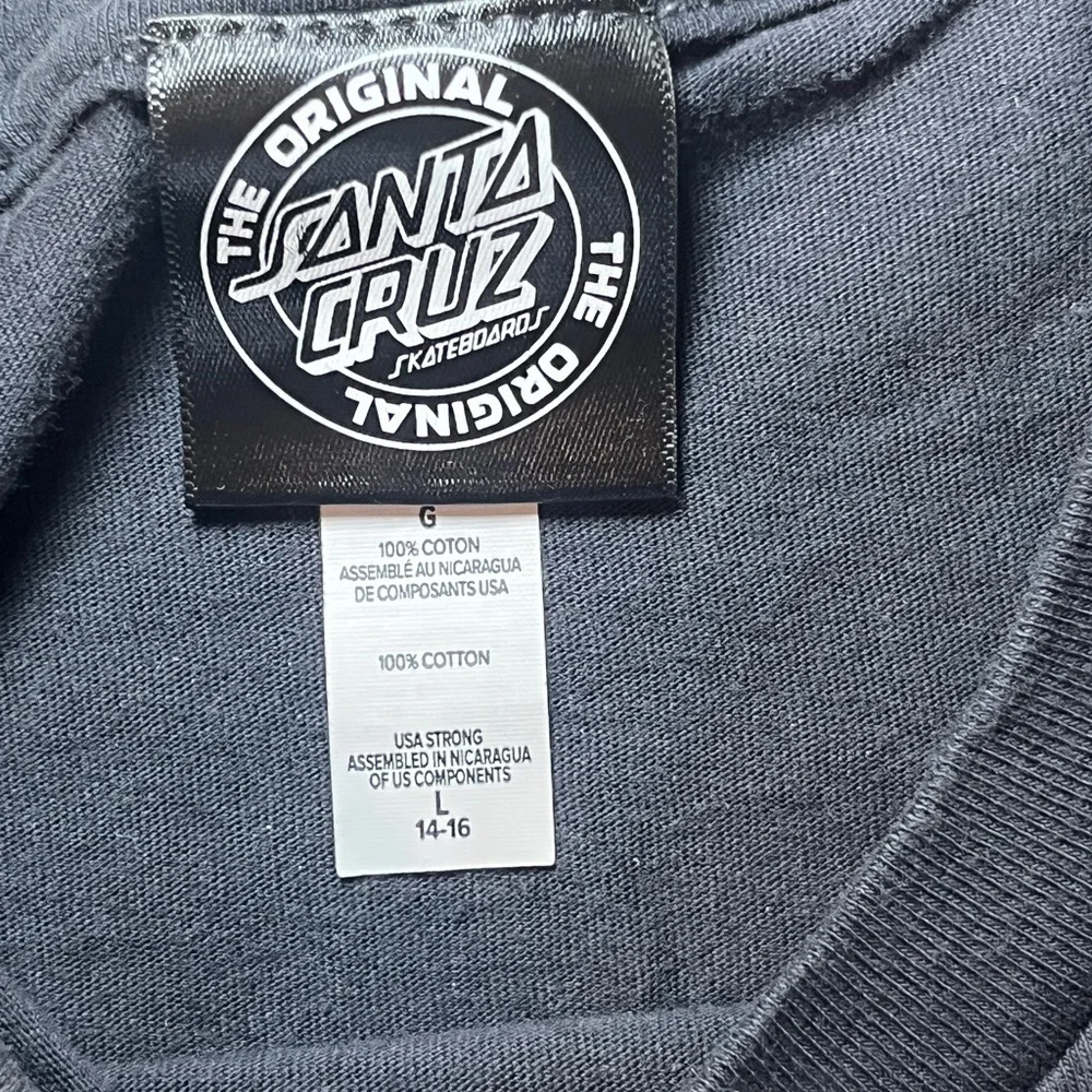 Santa Cruz Skateboards Black and Yellow Men's Shirt - Picture 4 of 9